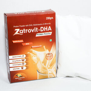 zatrovit dha – protein powder with dha (carton box)